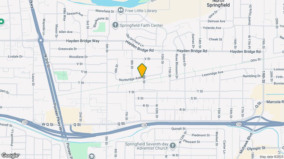 883 Northridge Ave Map and Location Details