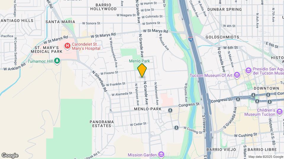 203 N Grande Ave, Unit Rear Unit Map and Location Details