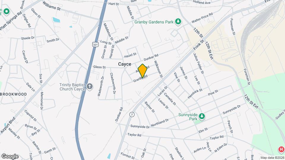 1601 Granby Rd Map and Location Details