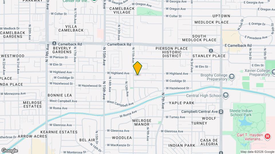 776 W Coolidge St, Unit #2 Map and Location Details