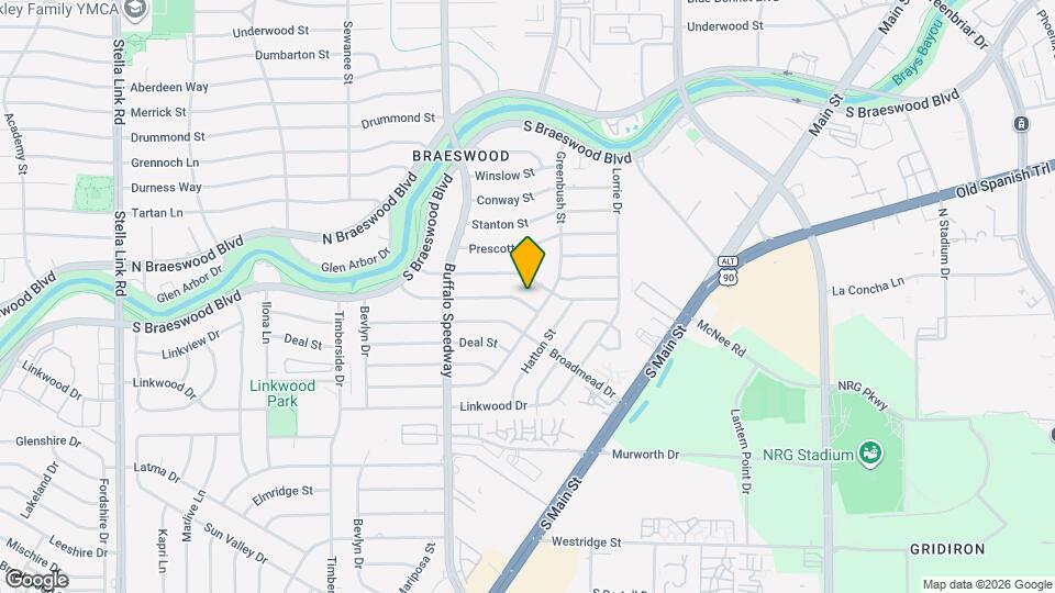 3010 Castlewood St Map and Location Details