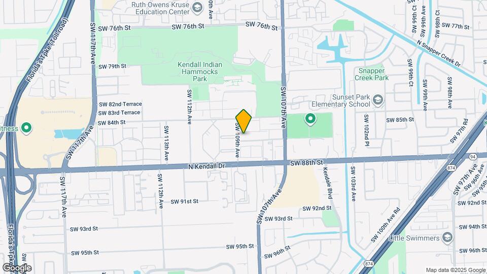 8561 SW 109th Ave Map and Location Details