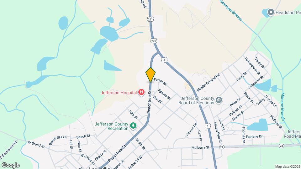 1166 Peachtree St Map and Location Details