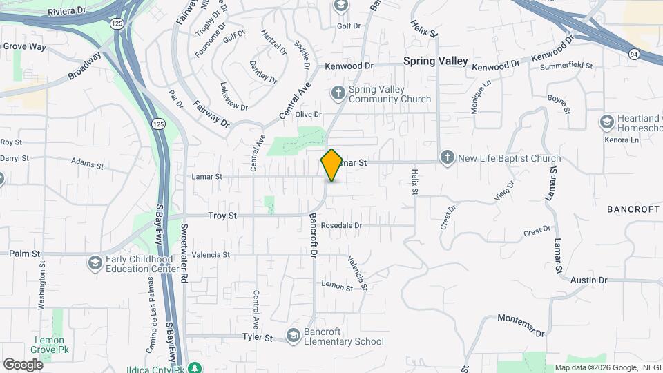 3045 Bancroft Dr Map and Location Details