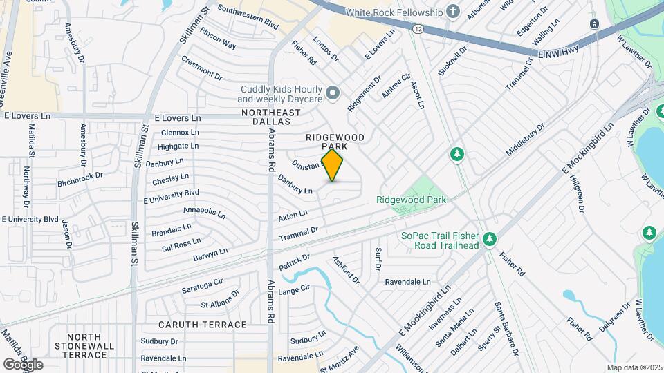 6530 Danbury Ln Map and Location Details