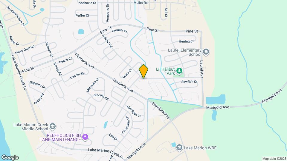 205 Flounder Pl Map and Location Details