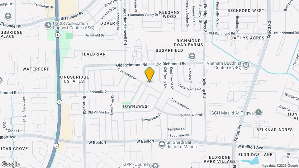 13942 Towneway Dr Mapa y Detalles de la Ubicación