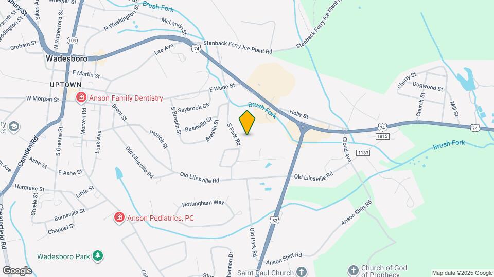 313 S Park Rd Map and Location Details