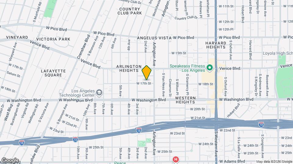 2631-2631 1/2 W 17th St Map and Location Details