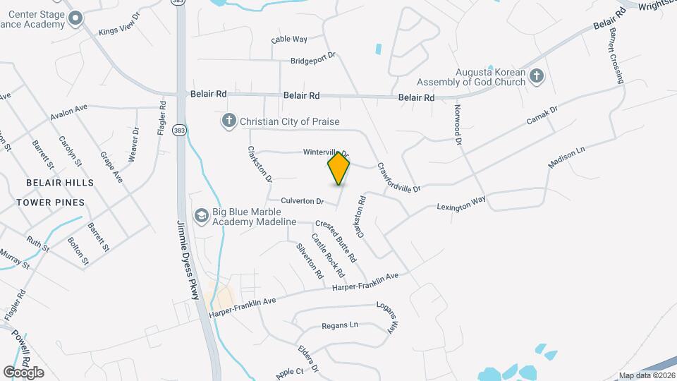 2544 Winterville Dr Map and Location Details