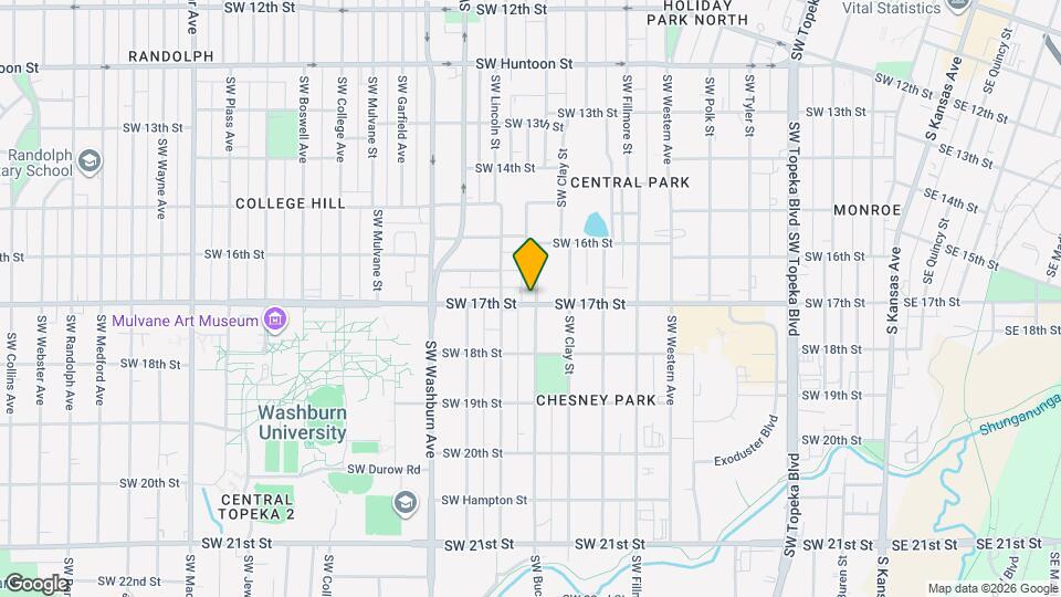 1647 SW Buchanan St Map and Location Details