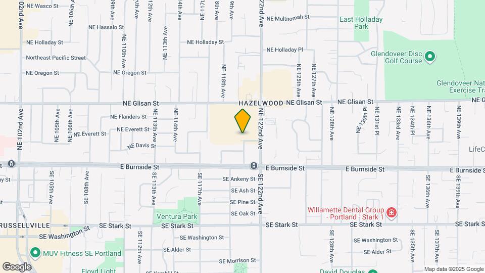 11939 NE Davis St Map and Location Details