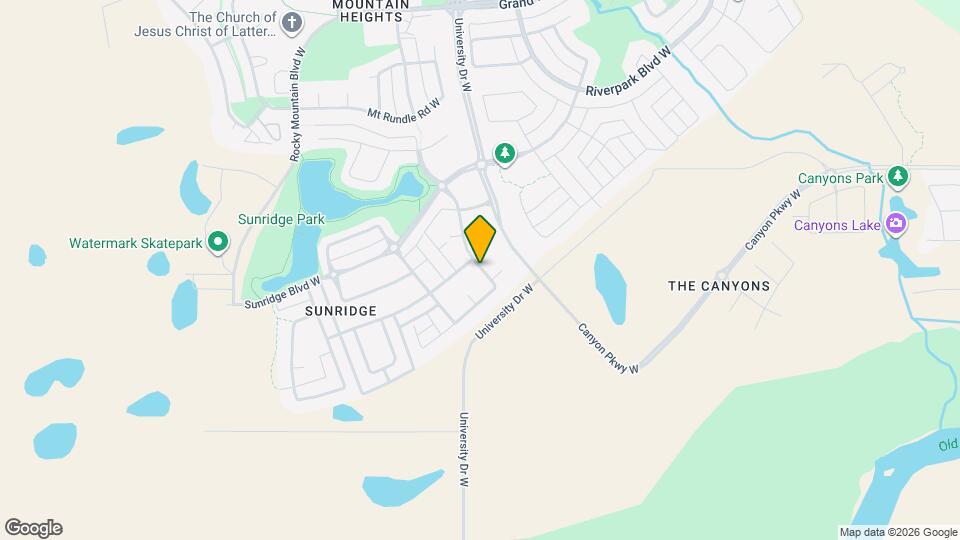 313 Mt Sundance Landing W Map and Location Details