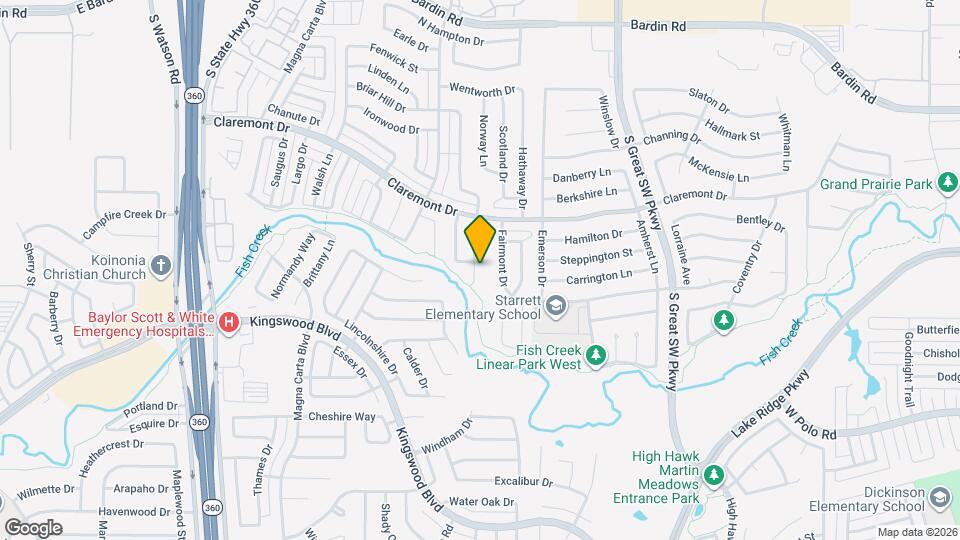 4346 Briar Hill Dr Map and Location Details