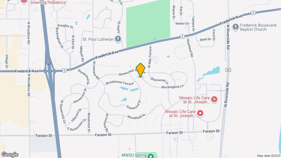 4816 Mockingbird Ln Map and Location Details