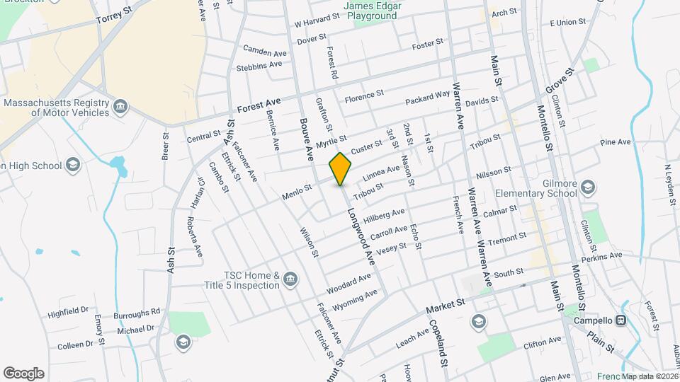 21 Longwood Ave, Unit 1 Bedroom Apartment Map and Location Details