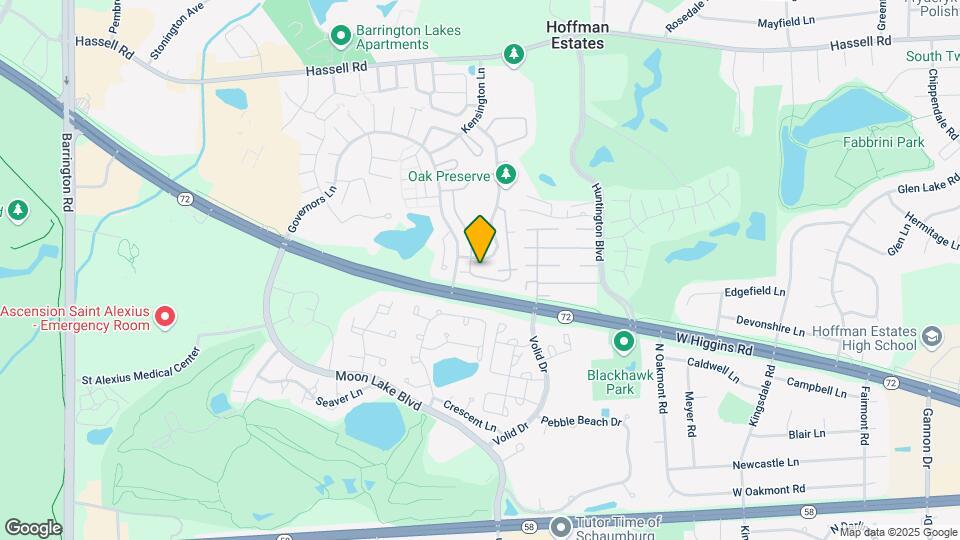 1702 Queensbury Cir Map and Location Details