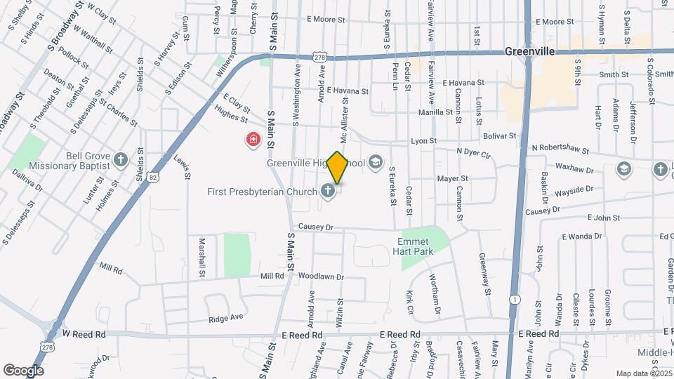 951 Mc Allister St Map and Location Details