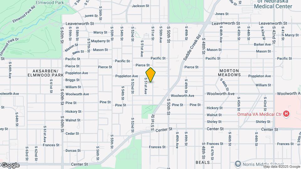 1322 S 51st St Map and Location Details