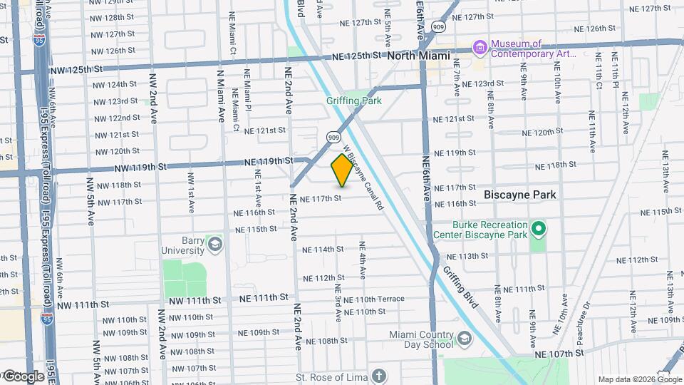 311 NE 117th St Map and Location Details