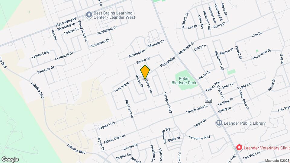 513 Cerezo Dr Map and Location Details