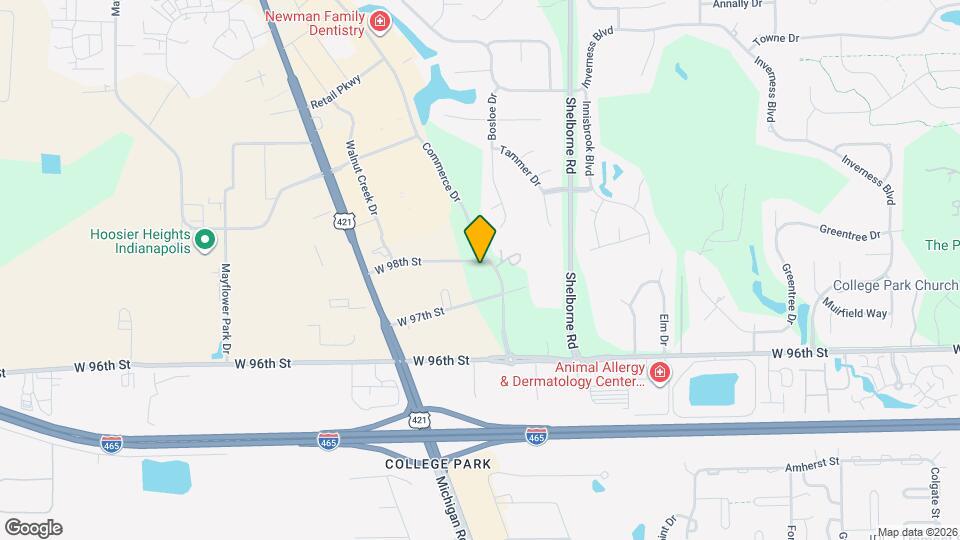 3709 W 98th St Map and Location Details