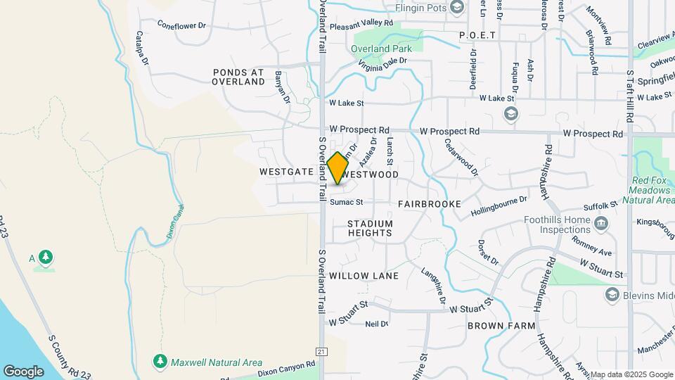 1740 Azalea Dr Map and Location Details