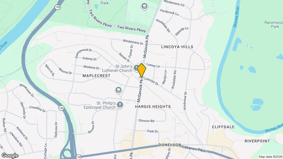 3283 McGavock Pk Map and Location Details