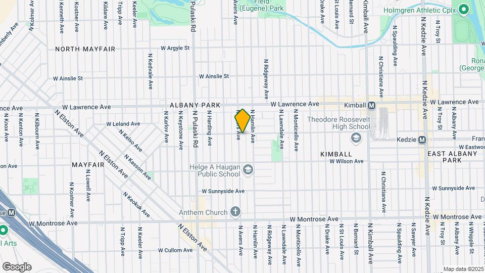 4655 N Avers Ave Mapa y Detalles de la Ubicación