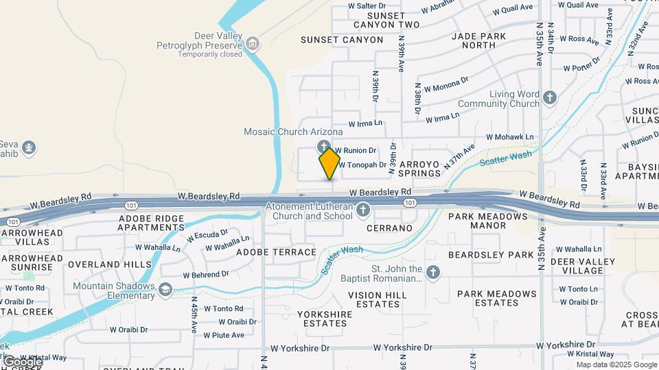 4101 W Yukon Dr Map and Location Details