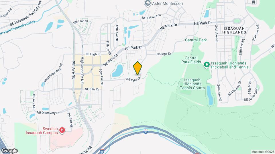 1596 NE Falls Dr Map and Location Details