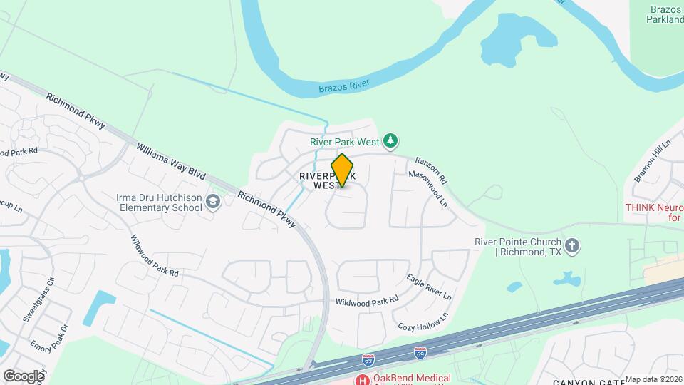 21922 Maybrook Ct Map and Location Details