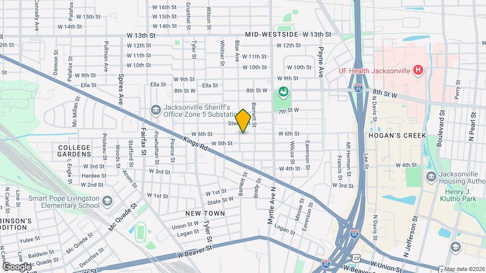 1438 6th St W Map and Location Details