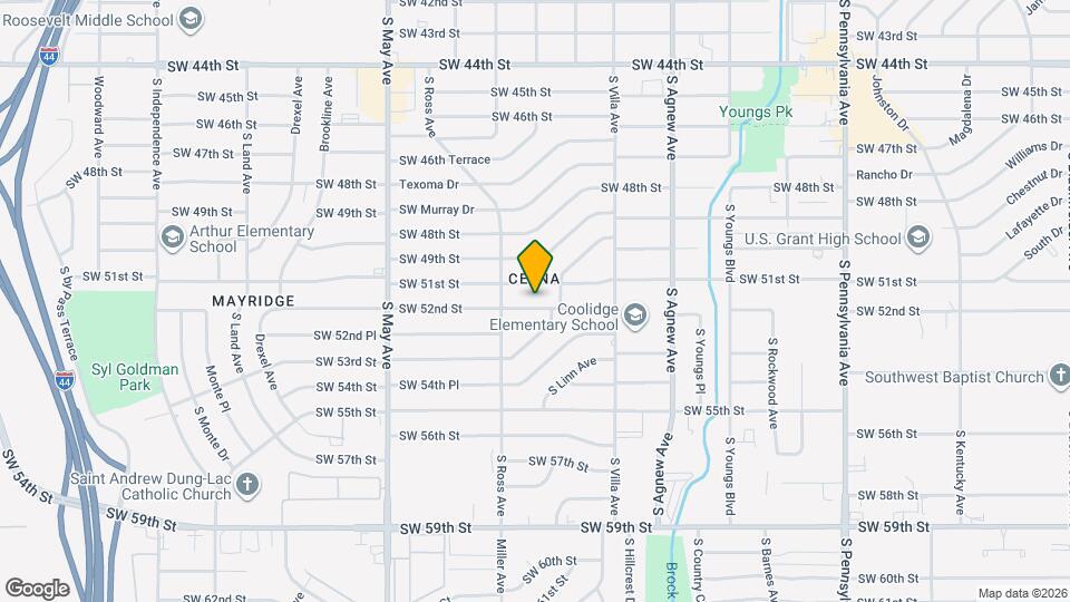 2621 SW 52nd St Map and Location Details