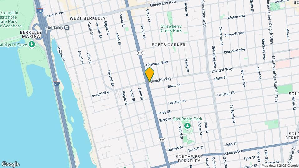 2511 San Pablo Ave Mapa y Detalles de la Ubicación