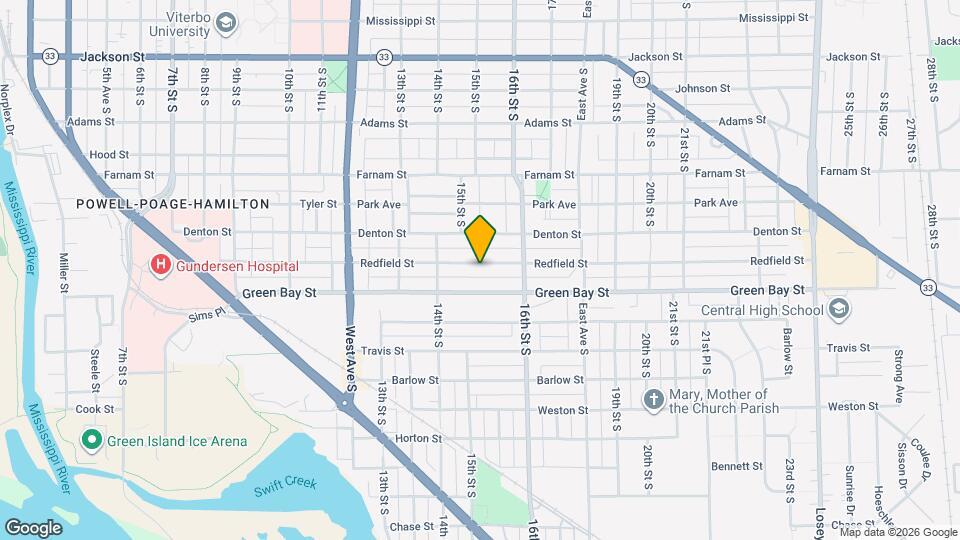 1442 Redfield St Map and Location Details