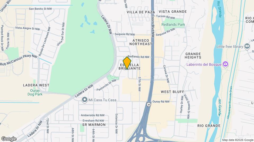 2901 Estrella Brillante St NW Mapa y Detalles de la Ubicación