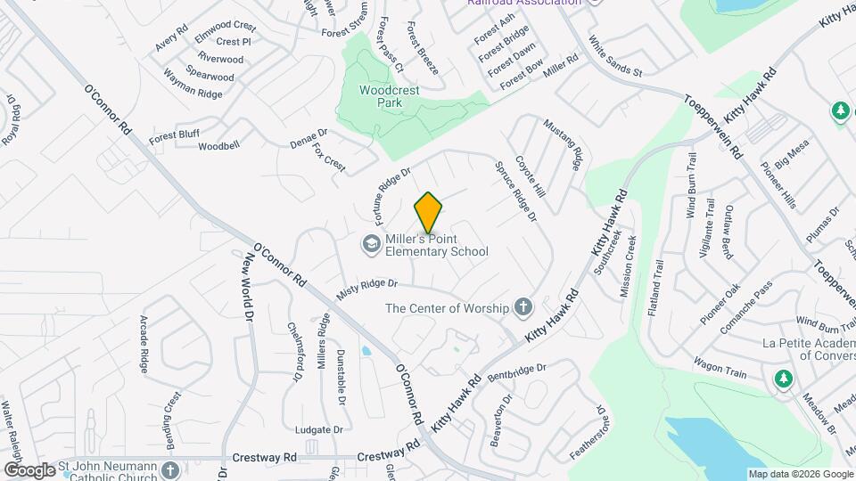 7106 Comanche Ridge Dr Map and Location Details