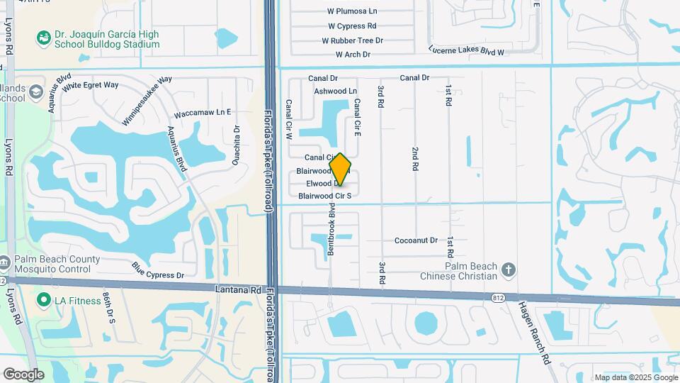 7699 Blairwood Cir S Map and Location Details