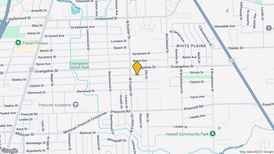 5054 Shelley St Map and Location Details