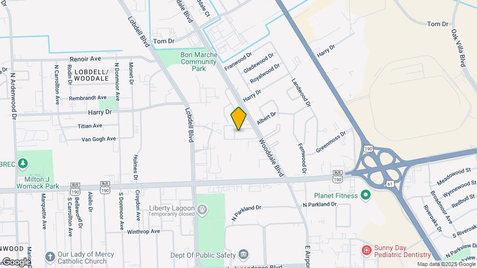 675 Wooddale Blvd Map and Location Details