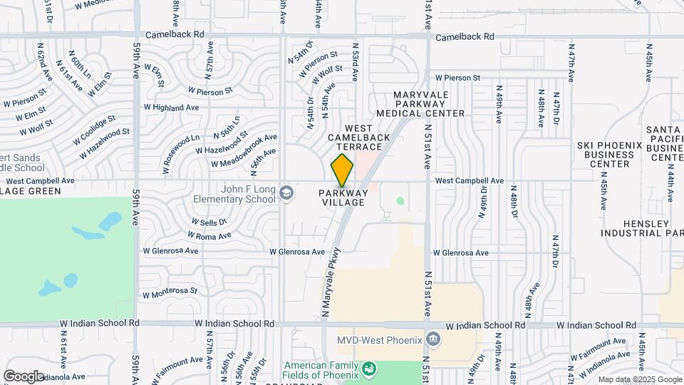 4431 N 53rd Ln Map and Location Details