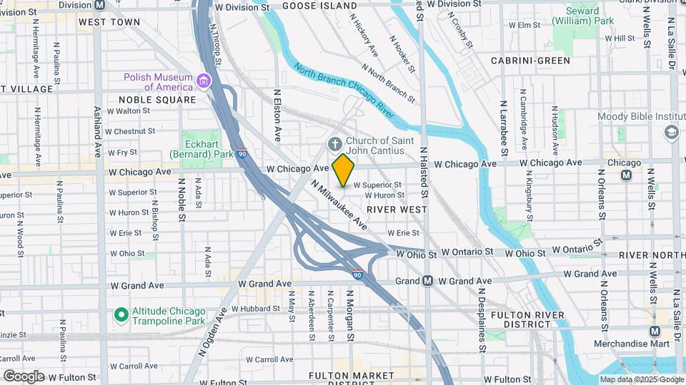 720 N Morgan St Map and Location Details