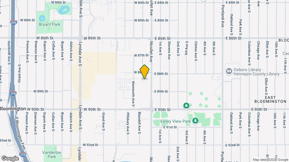 8811 Blaisdell Ave S Mapa y Detalles de la Ubicación