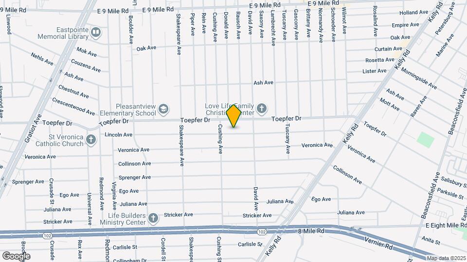 17055 Lincoln Ave Map and Location Details