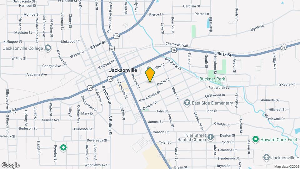 536 Dallas St Map and Location Details