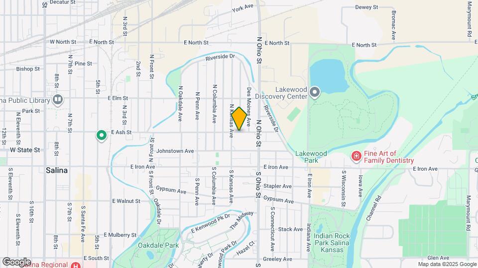 1008 E Ash St Map and Location Details