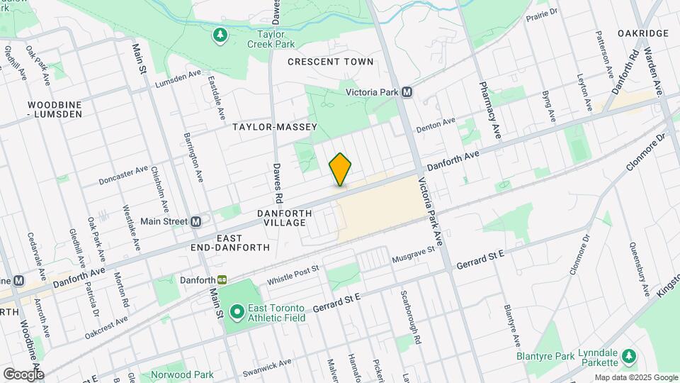 2938 Danforth Ave Map and Location Details