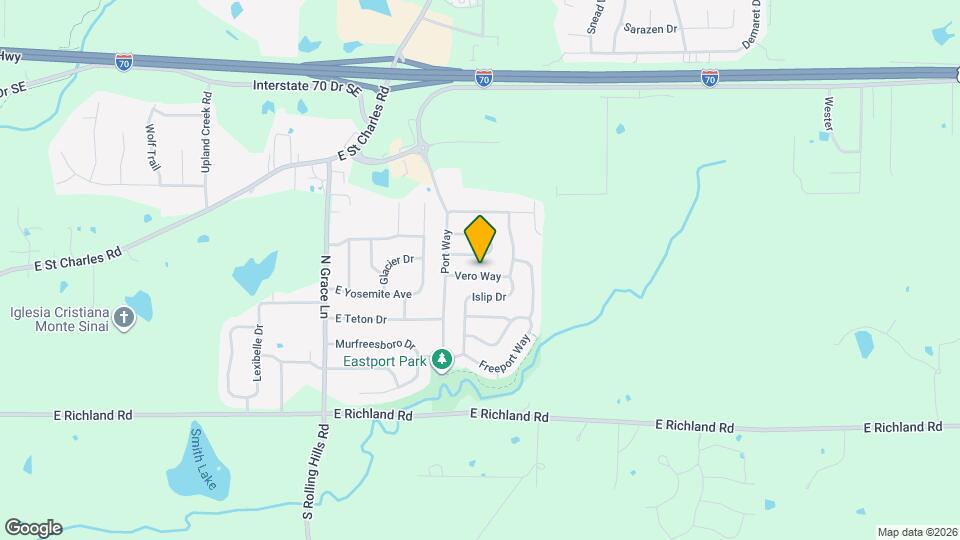 5711 Vero Way Map and Location Details