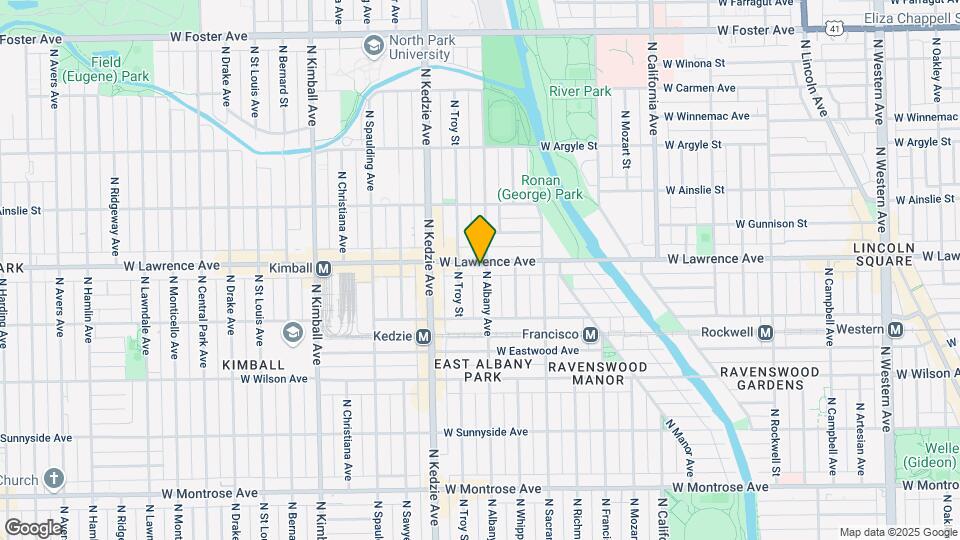4750 N Albany Ave Map and Location Details